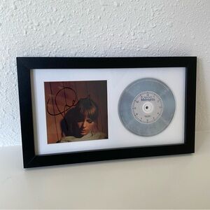 Framed Autographed CD and Photo Display
